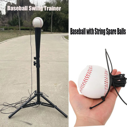 Baseball Batting Tee Practice Accessories Baseball Softball Training Aid Baseball Batting Trainer Hit The Swing Hitting Supplies