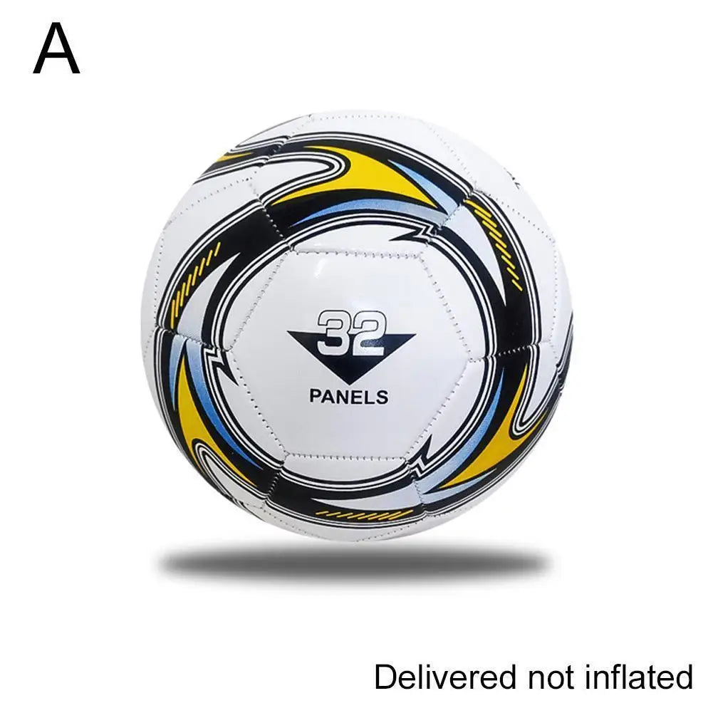 PU Leather Machine-stitched Football Ball Children Adults Professional Soccer Balls Waterproof Size 5 Portable Sports Blue