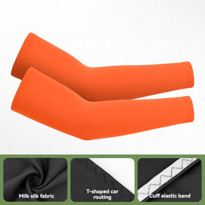 GTUBIKE 1 Pair Sports Cooling Arm Sleeves Basketball Cycling Arm Covers Outdoor Sports Mosquito and UV Protection Sleeves