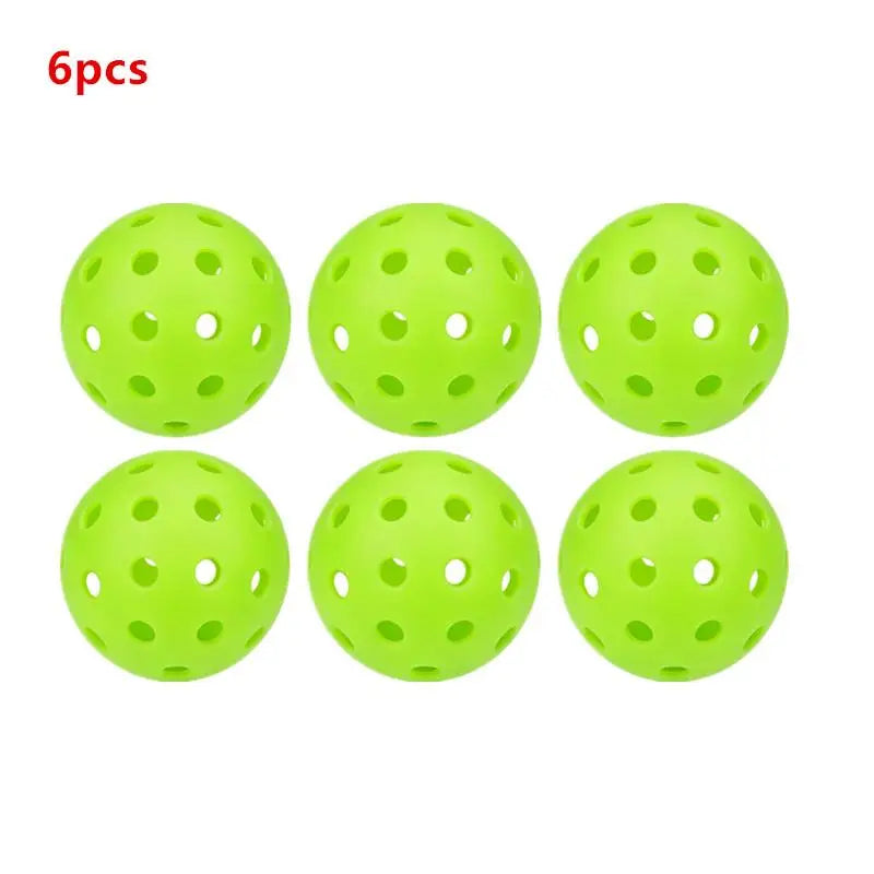 Professional Pickleball Balls 12/6 PCS 74mm 40 Holes Colorful Consistent Bounce for Official Competition Training