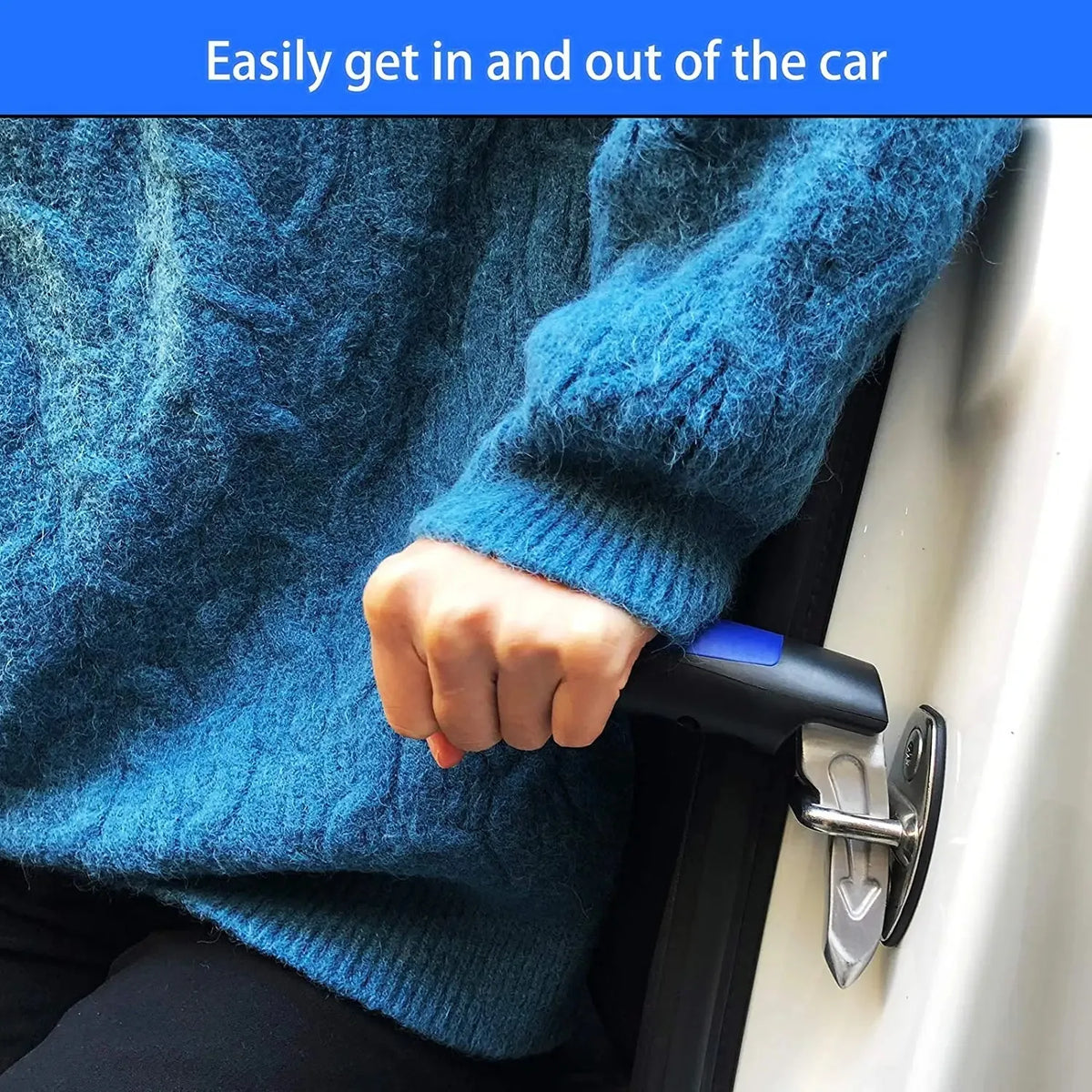 Car Door Assist Handle For elderly 2 in 1 Multifunction Vehicle Support Handles Window Breaker Portable Automotive Car Handle