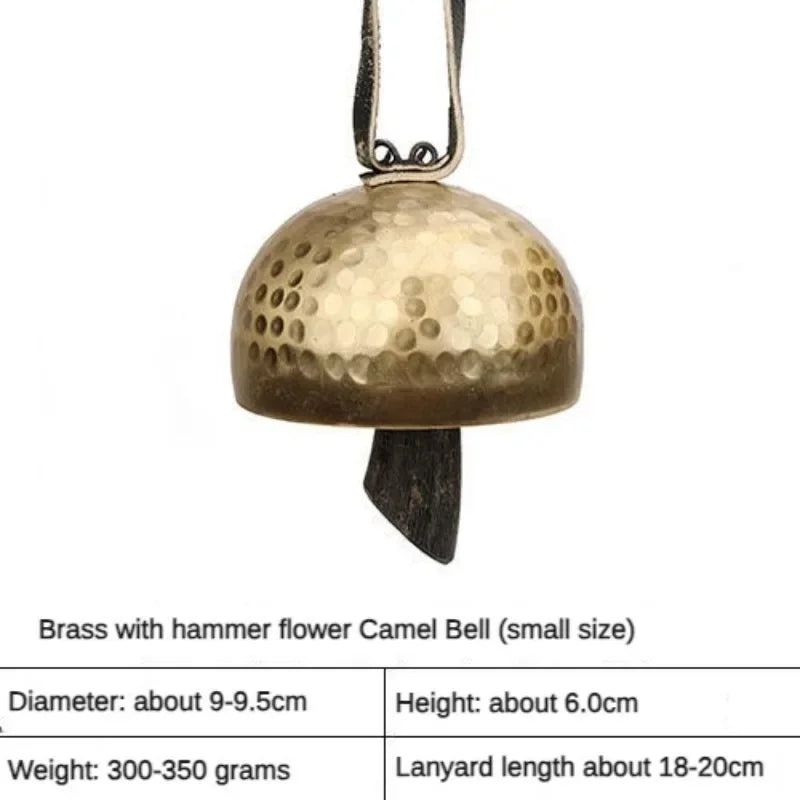 Handmade Brass Bell Meditation Copper Bells Outdoor Wind Chimes Sound Healing Chakra Mindfulness Musical Instruments Percussion