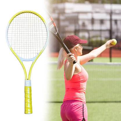 Tennis Racket Practical Comfortable Portable Shock Resistant Lightweight Tennis Racquet for Summer Training Beach Garden Players