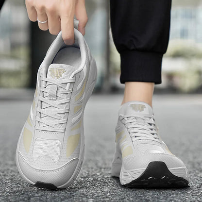Men's Wide Foot 4E Size Sports Shoes Breathable Comfortable Casual Fall Season round Toe Large Head Extra Wide Footwear