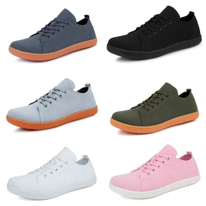 Wide Toe Barefoot Shoes Mens Womens Minimalist Walking Sneakers Shoes | Zero Drop Sole | Breathable Mesh