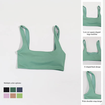 Summer Women Workout Yoga Bra Running Shockproof Sportswear Female Casual Crop Top Gym Train Underwear Women Backless Bras
