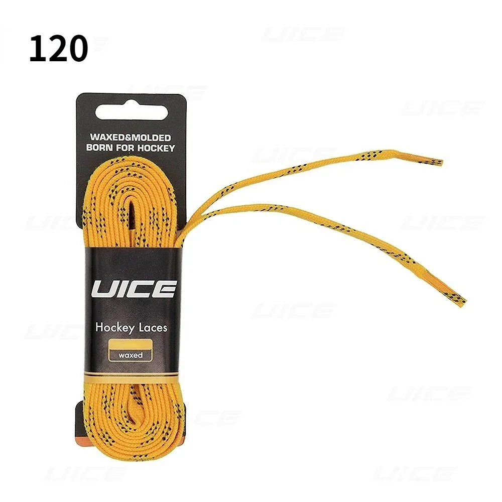 UICE Ice Hockey Skate Laces 84/96/108/120inch Skates Hockey Shoe Lacer Dual Layer Braid Reinforced Hockey Accessories