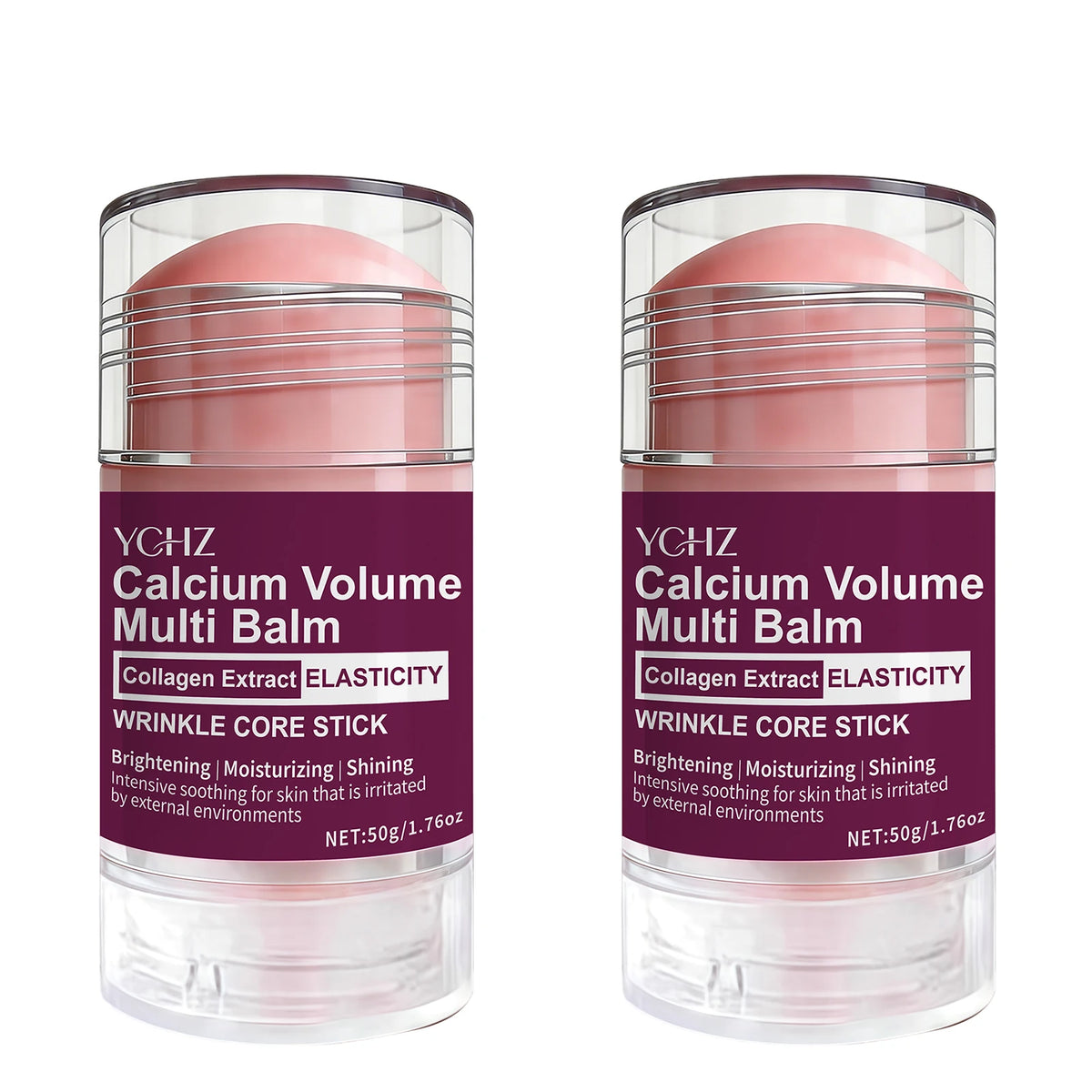 Collagen Facial Care Stick: a Multi-Functional Product That Combines Lip Balm, Eye Cream, Neck Cream, Primer, and Facial Moisturizer, Offering Hydrating and Firming Effects, Suitable for All Skin Types