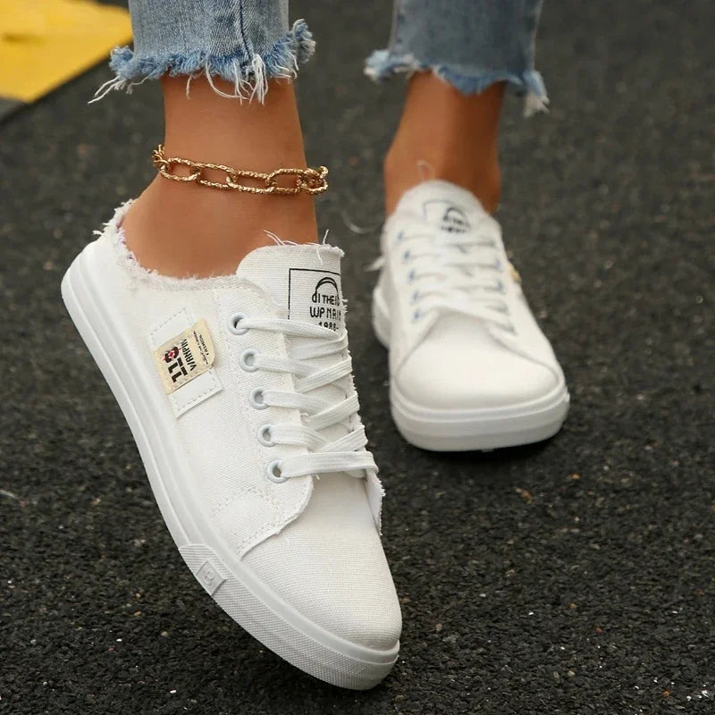 2025 Spring and Autumn New Women's Breathable Fashion Sneakers Flat Shoes Casual Women's Shoes