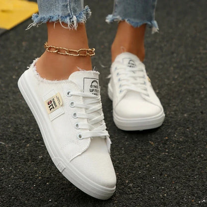 2025 Spring and Autumn New Women's Breathable Fashion Sneakers Flat Shoes Casual Women's Shoes