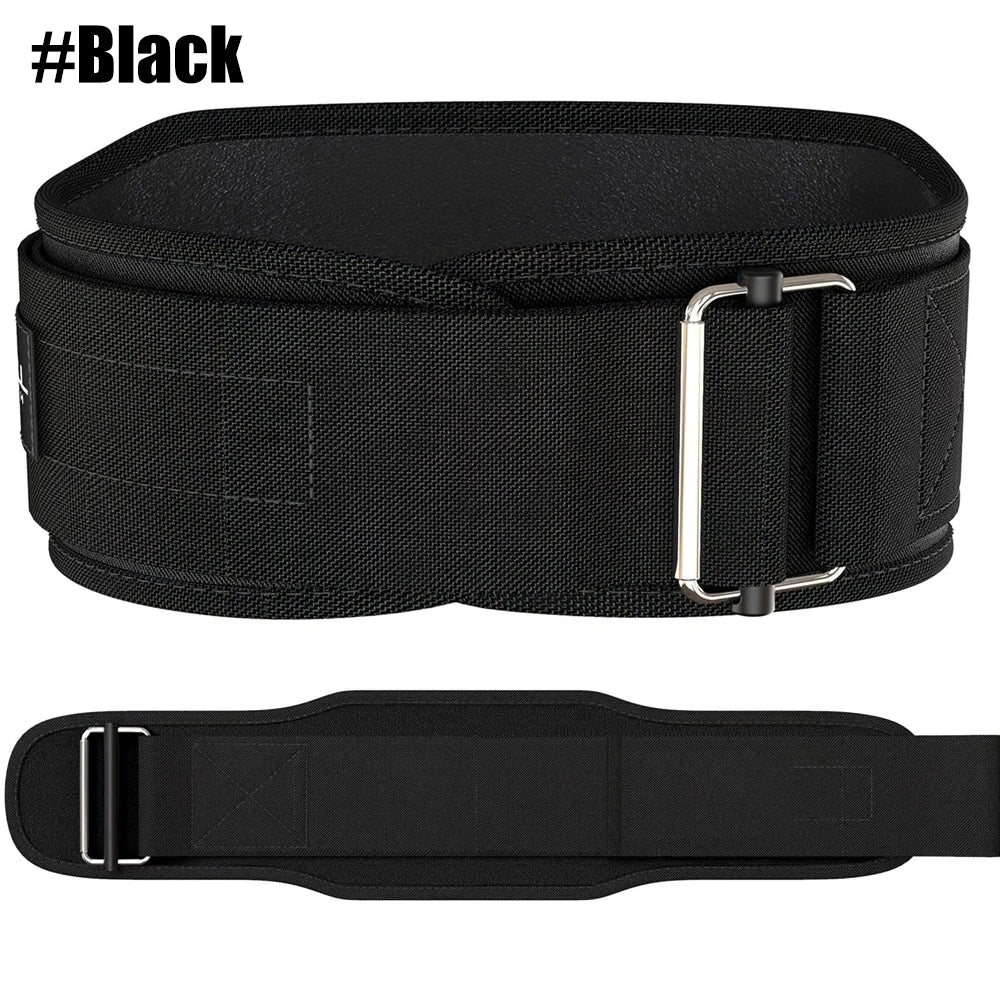 Self-Locking Weight Lifting Belt - Weightlifting Belt for Serious Functional Fitness - Lifting Support Deadlift Training Belt