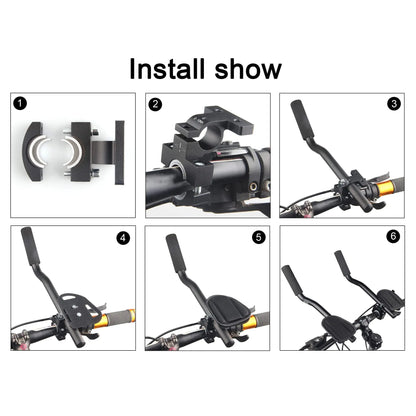 Bike Rest TT Handlebar Aero Bars for Cycling Triathlon Time Trial Tri Bars MTB Road Bicycle Handle Bar Aerobars