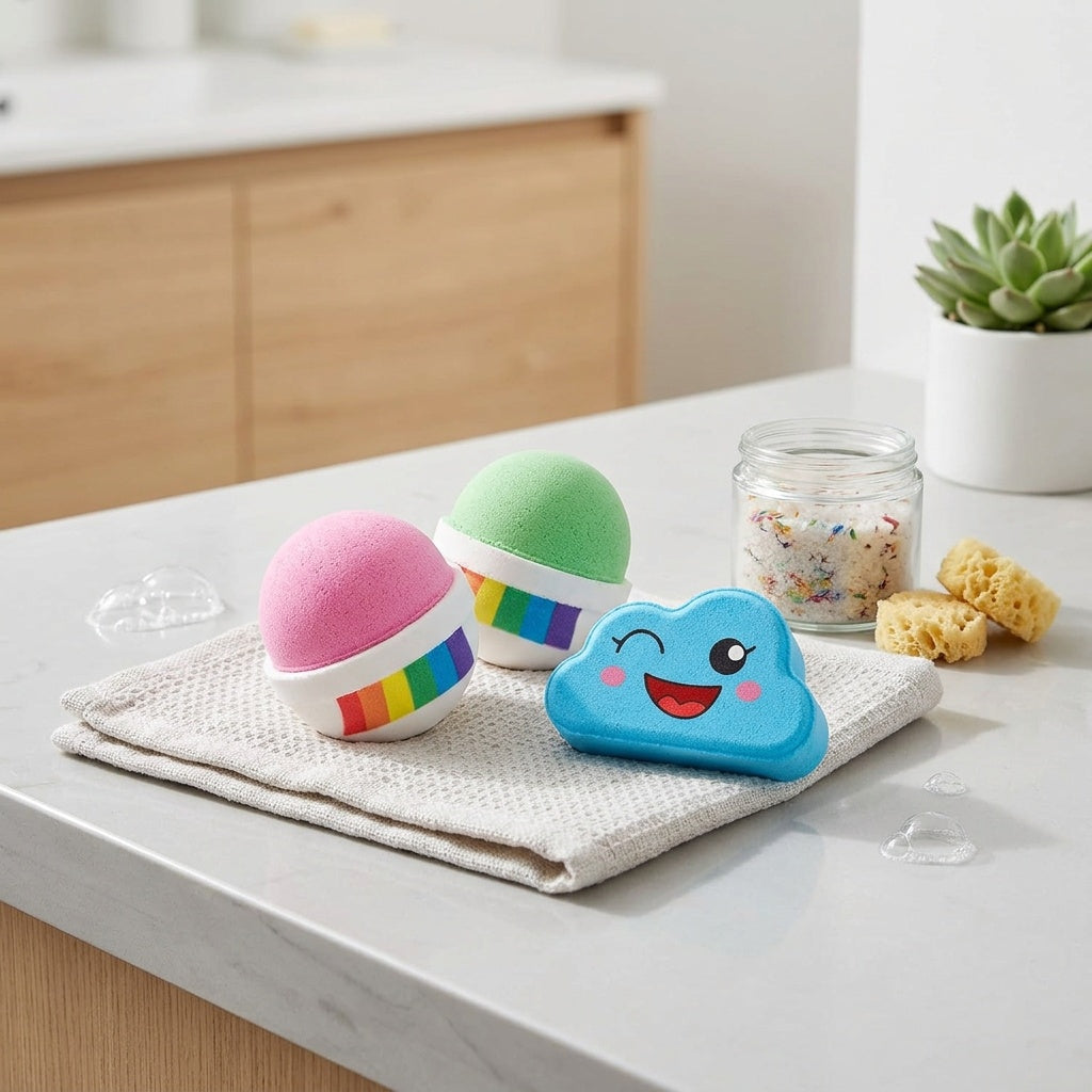 Rainbow Bath Bombs Gift Set