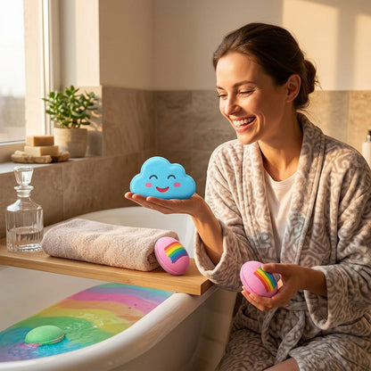 Rainbow Bath Bombs Gift Set