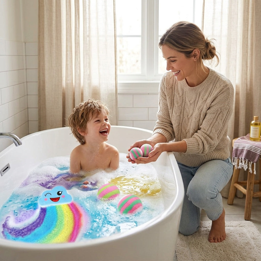 Rainbow Bath Bombs Gift Set