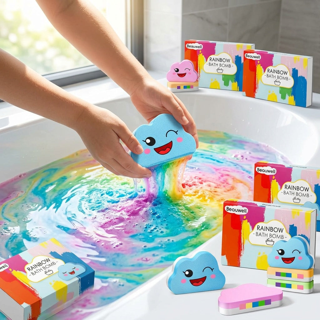 Rainbow Bath Bombs Gift Set